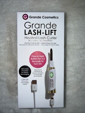 Grande Cosmetics Grande Lash-Lift Heated Lash Curler - White